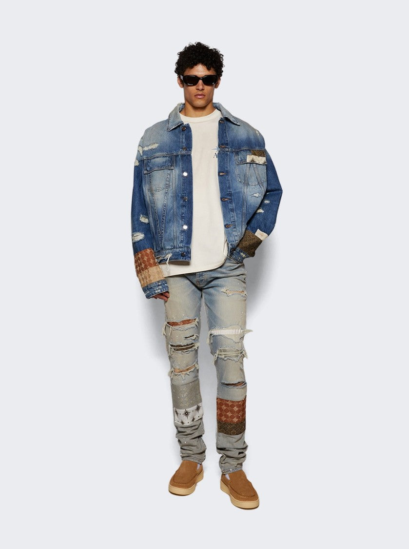 Amiri Quad Artpatch Trucker Nightshade