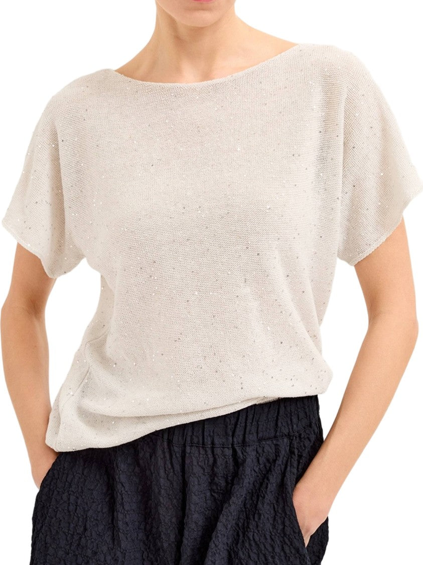 Biancalancia Relaxed Fit Textured Knit Top