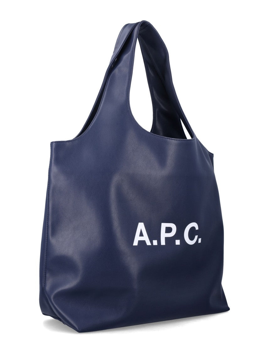 A.P.C. Logo Print Ninon Tote Bag