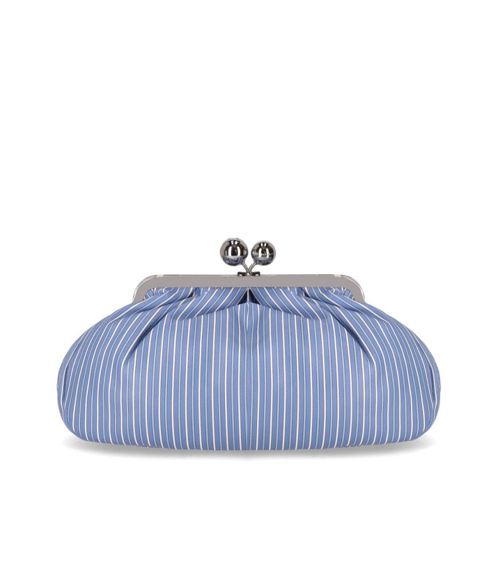 Max Mara Pasticcino Rubens Medium Light Blue Clutch