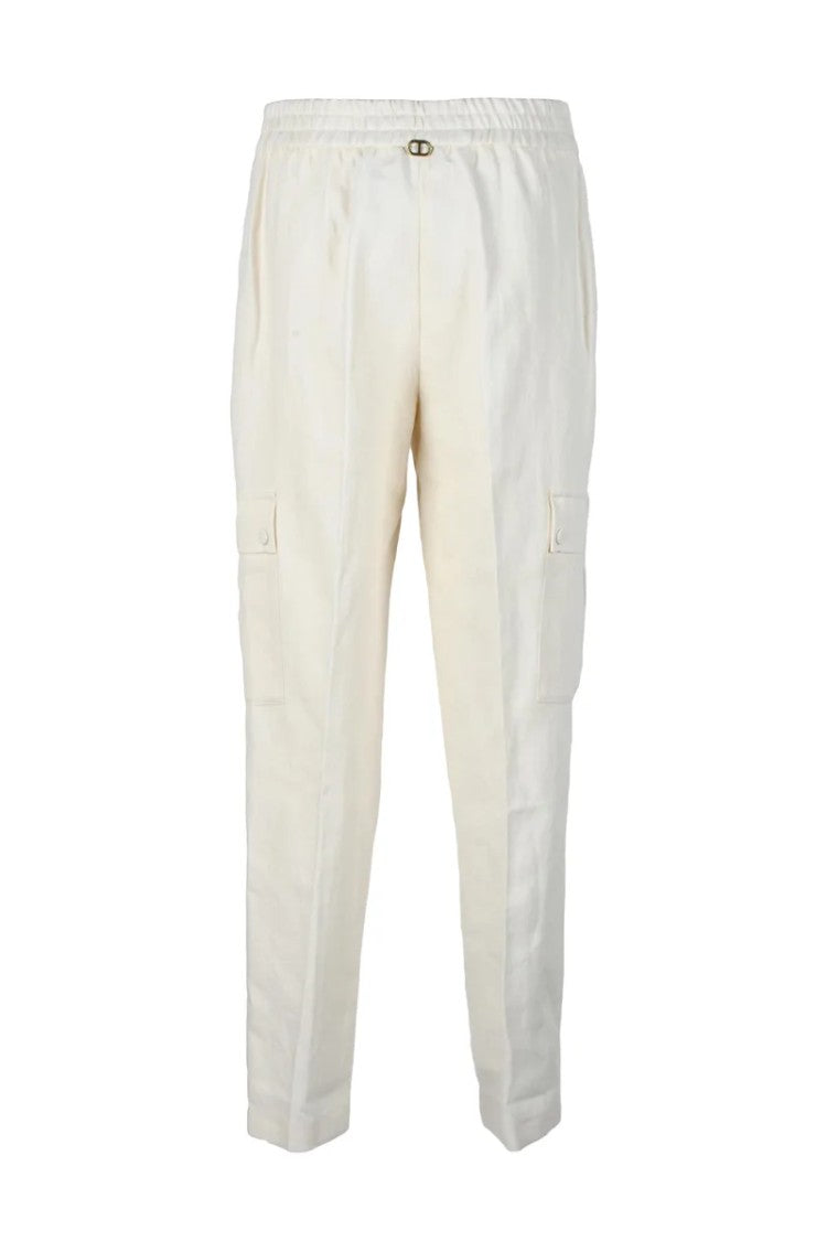 Twin-Set Cargo Trousers - White