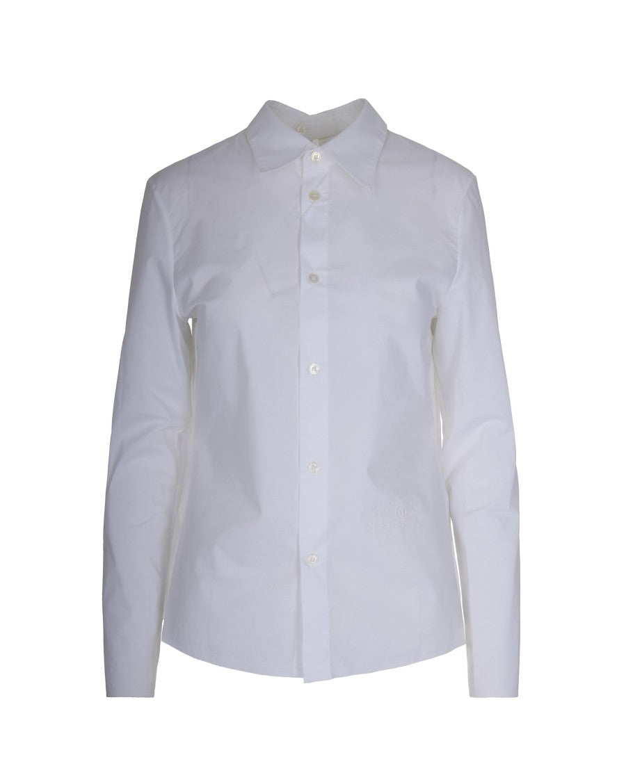 Mm6 By Maison Margiela White Cotton Shirt