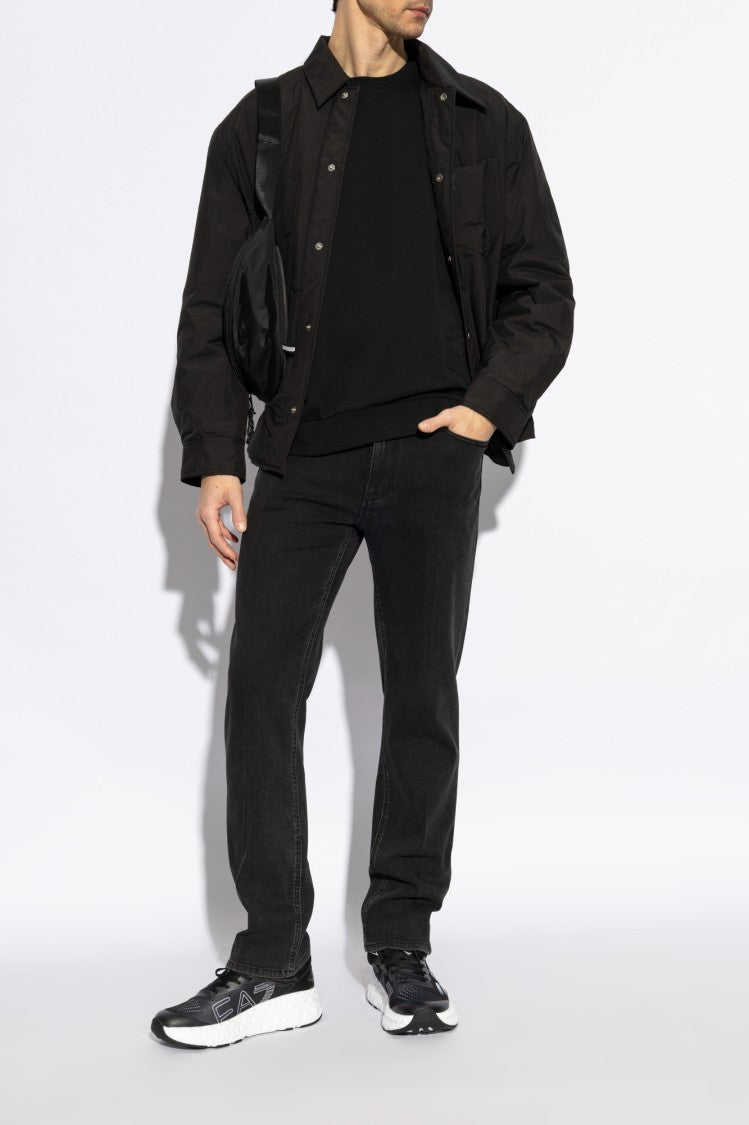 Ea7 Emporio Armani Athletic Sneakers With Distinctive Logo Accents