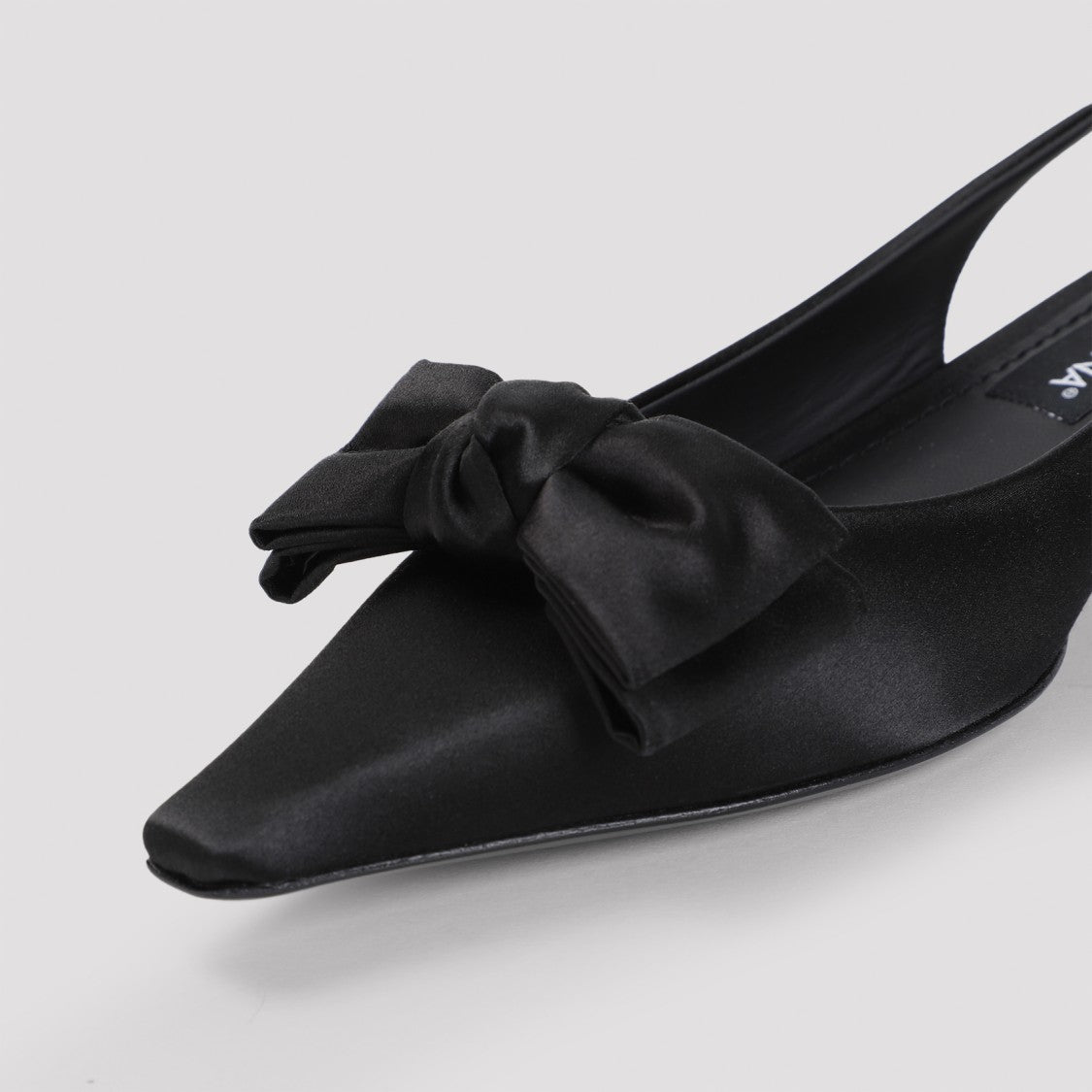 Dolce & Gabbana Black Viscose Slingback