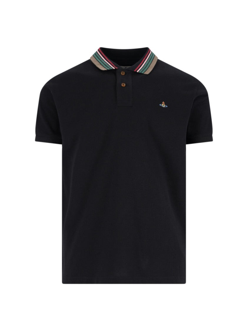 Vivienne Westwood "Orb" Polo Shirt Black