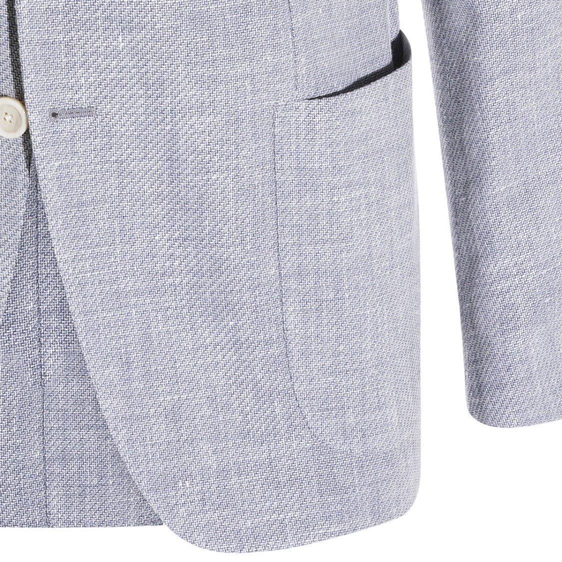 Lardini Clear Blue Jacket With High Collar