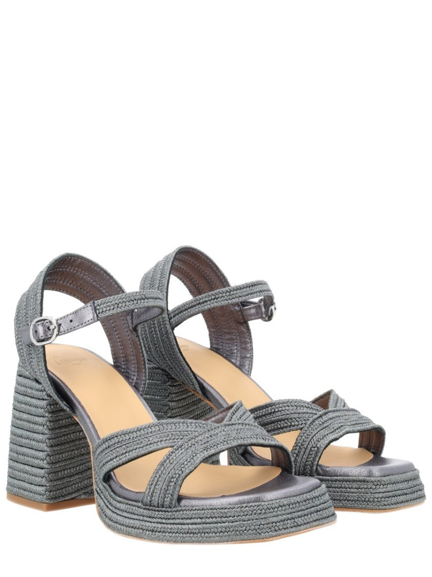 Castaner Valley Braided Straps Block Sandals