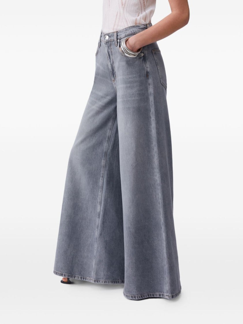 Liu Jo Light Grey Five-Pocket Jeans