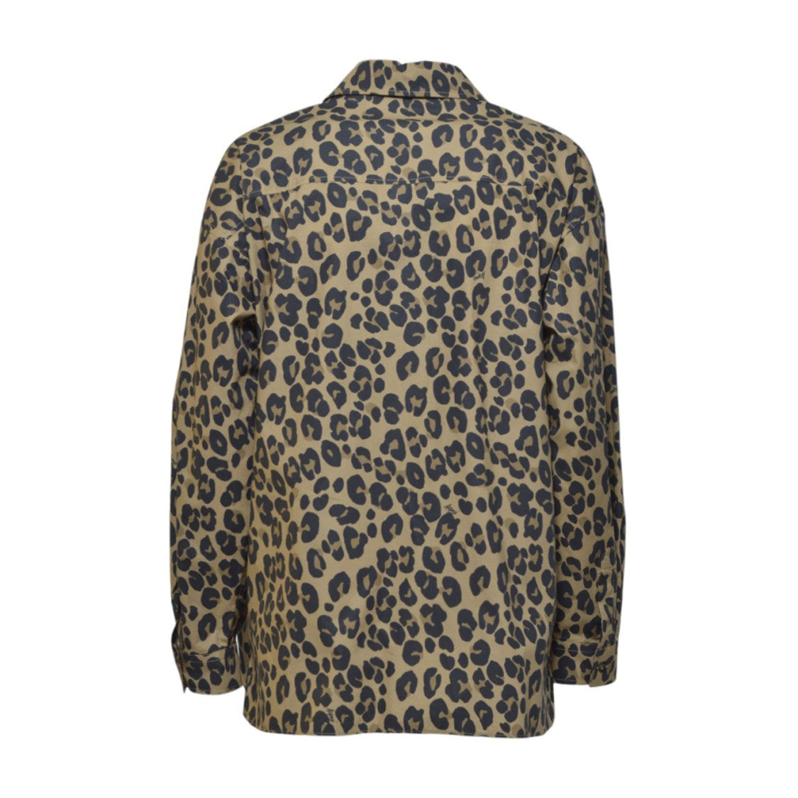 Aspesi Beige Animal Print Cotton Shirt