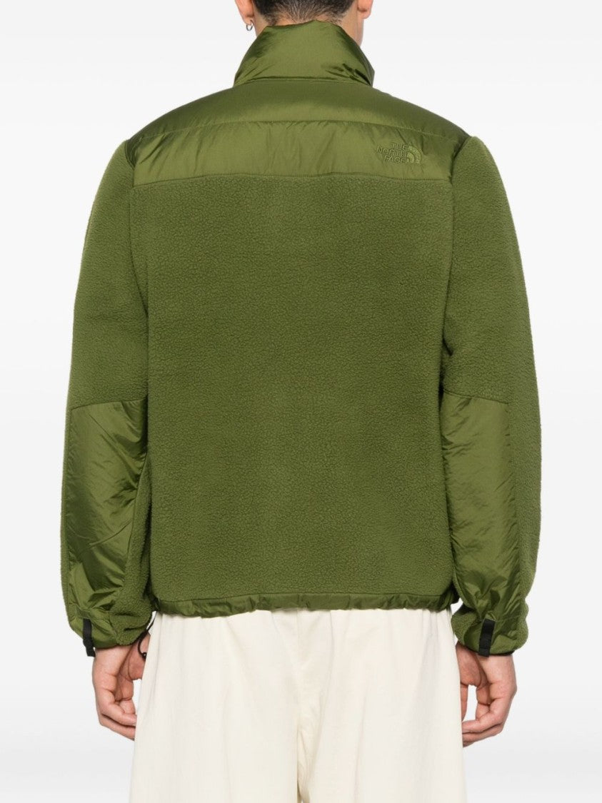 The North Face Quilted And Fleece Textured Jacket With Adjustable Cuffs