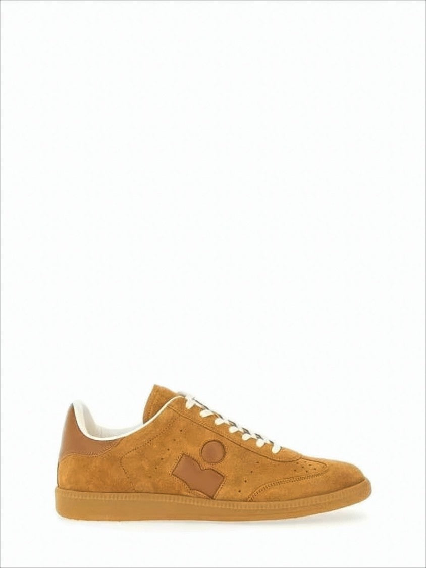 Isabel Marant Brown Suede Sneakers With Lambskin Lining