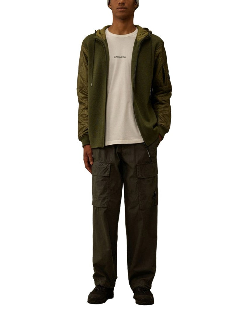 C.P. Company Black Cotton Cargo Loose Sweatpants