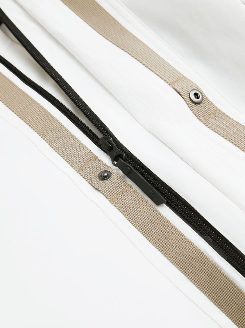 Peak Performance Two-Tone Long Coat With Hood