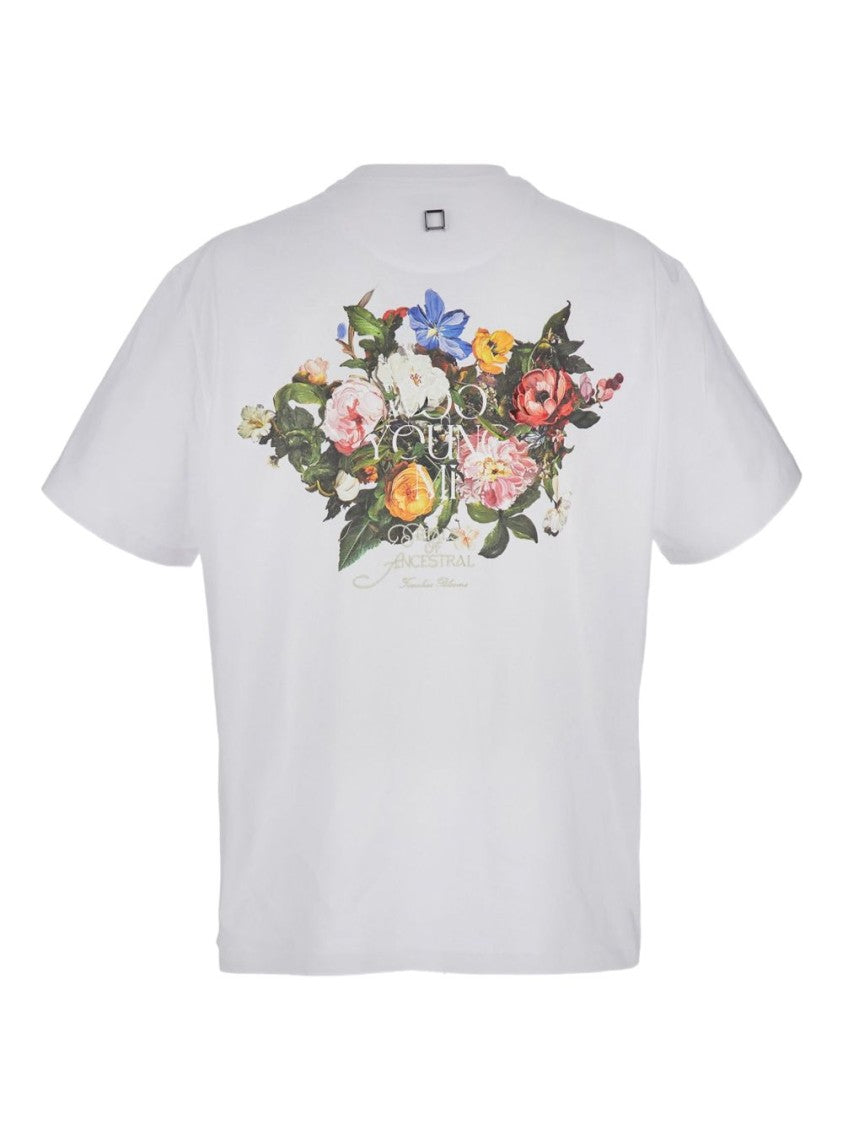 Wooyoungmi T-Shirt With Floral Print On The Back