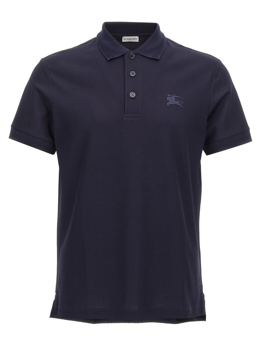Burberry Logo Embroidery Polo Shirt