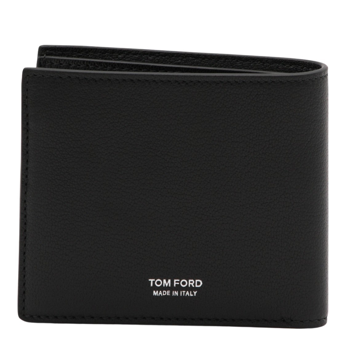 Tom Ford Bifold Wallet In Smooth Black Leather
