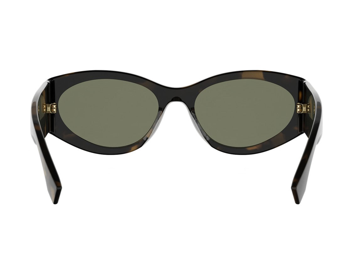 Fendi Fe40239i Tortoiseshell Oversized Cat-Eye Sunglasses