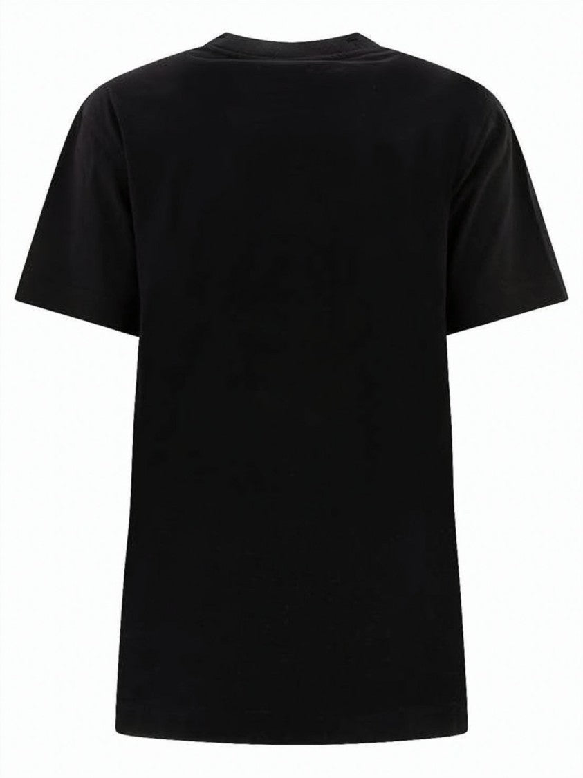 Burberry Short-Sleeved T-Shirt With Distinctive Patterned Patch