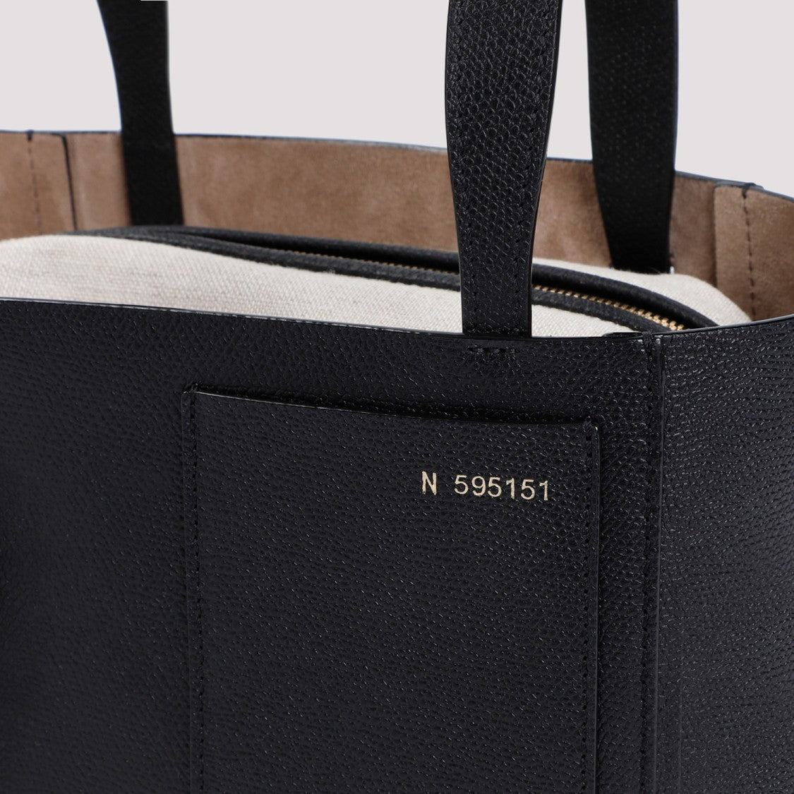 Valextra Black Bucket Mini Bag