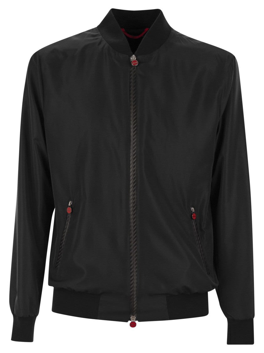Kiton Sea - Bomber Jacket In Technical Fabric