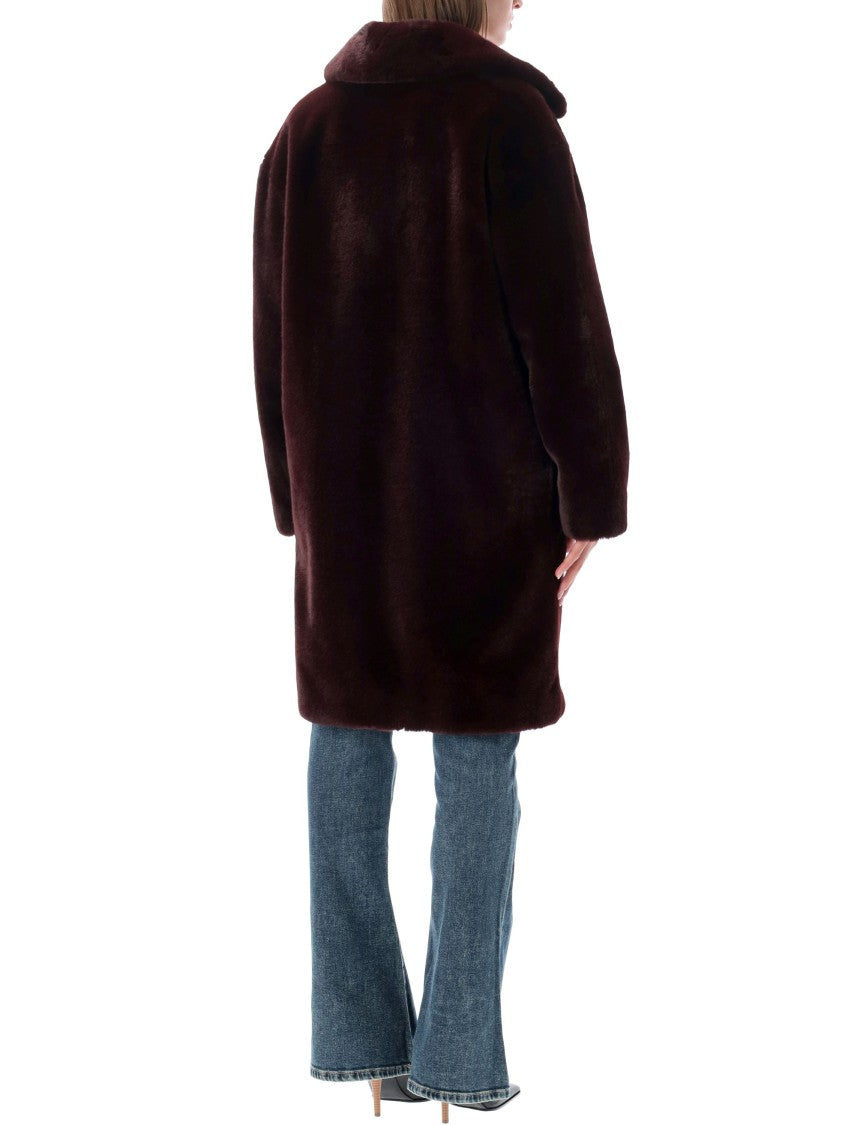 Stand Studio Camille Cocoon Plush Coat
