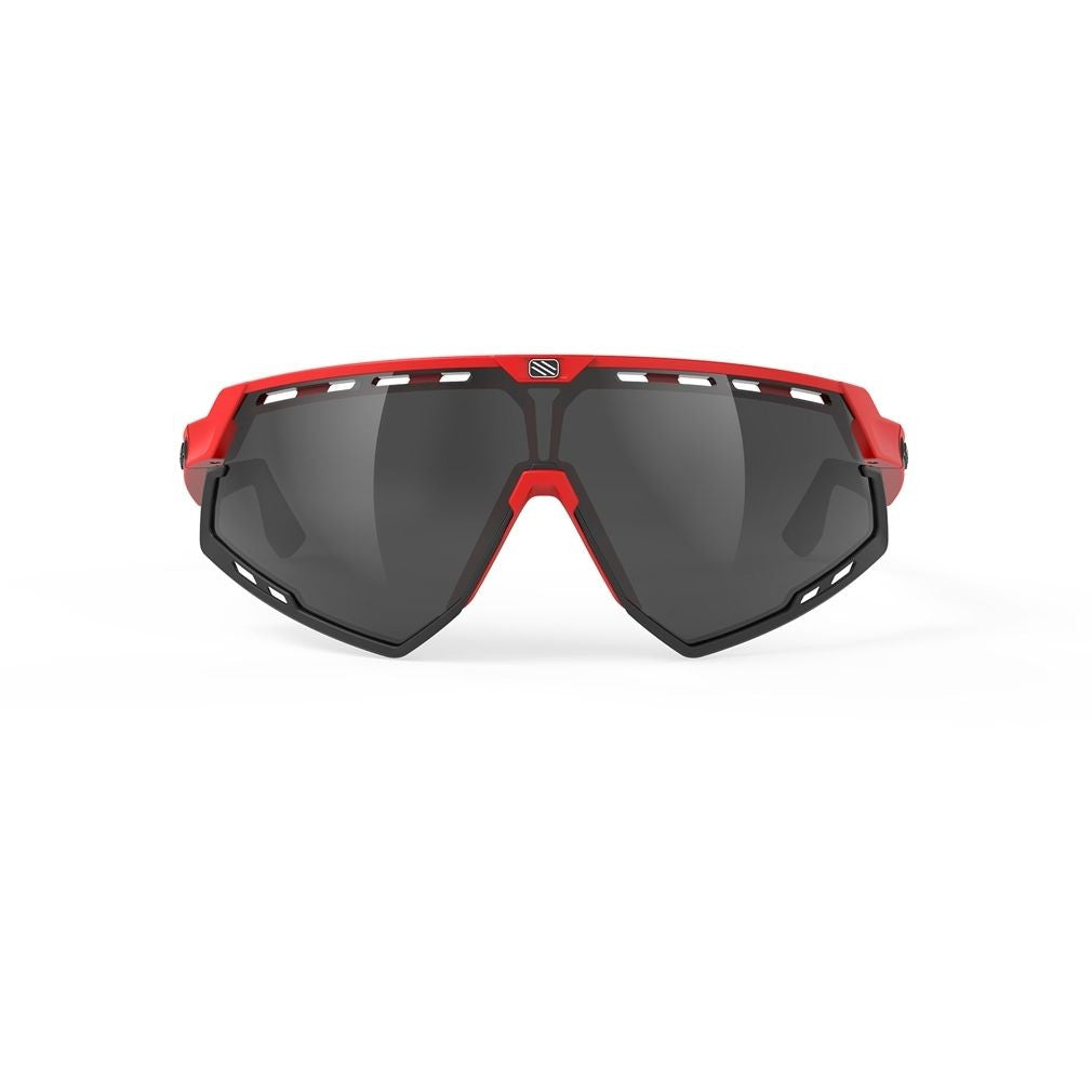 Rudy Project Defender Fire Red Matte Bold Angular Sunglasses