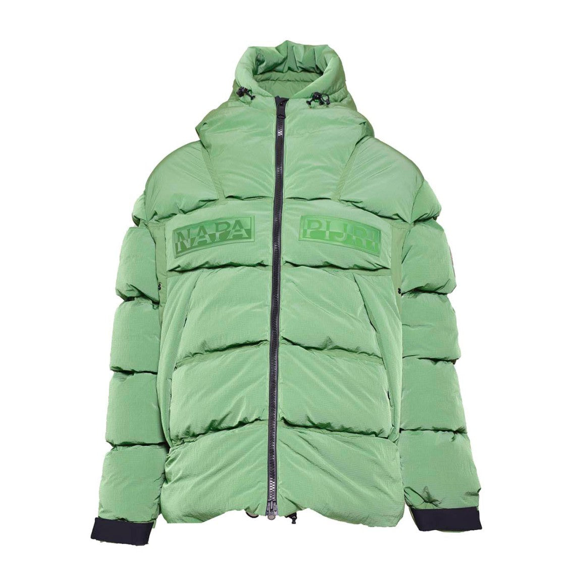 Napapijri Hyper Puffer Down Jacket - Green Nylon