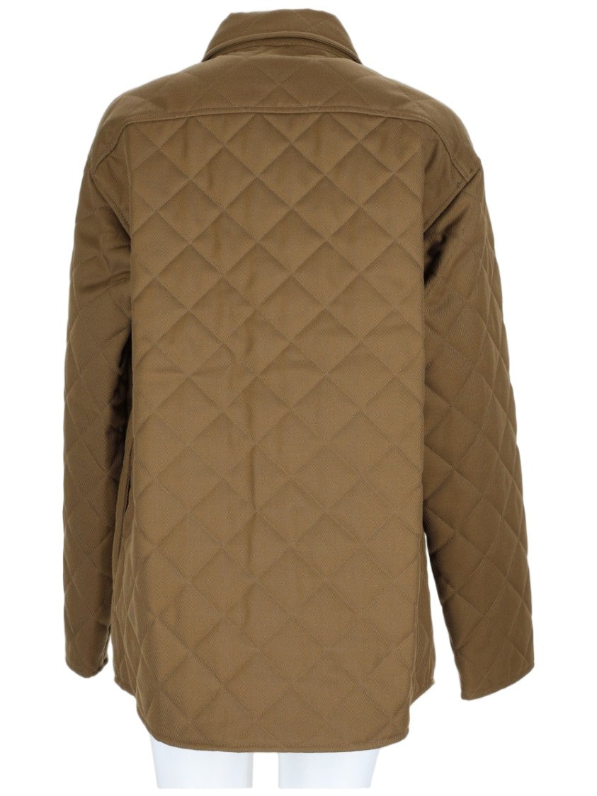 A.P.C. Georges Quilted Diamond Polyester-Wool Jacket