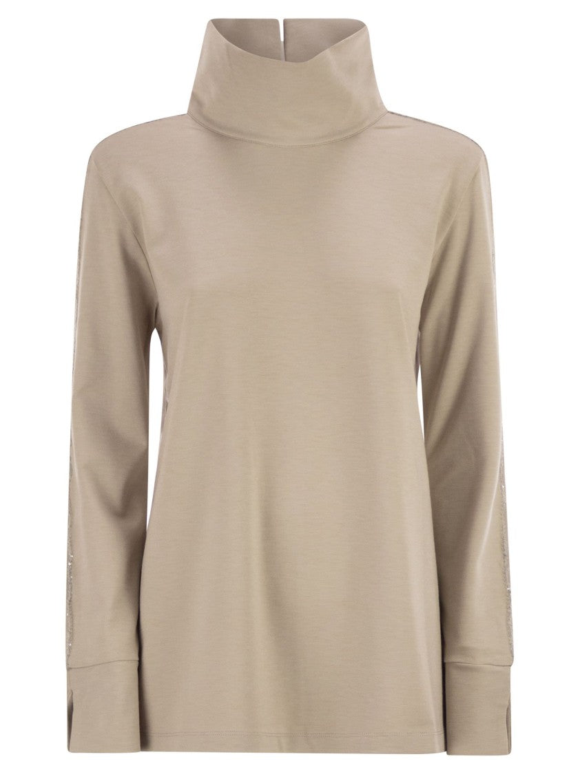 Herno High-Neck Jumper In Viscose Blend