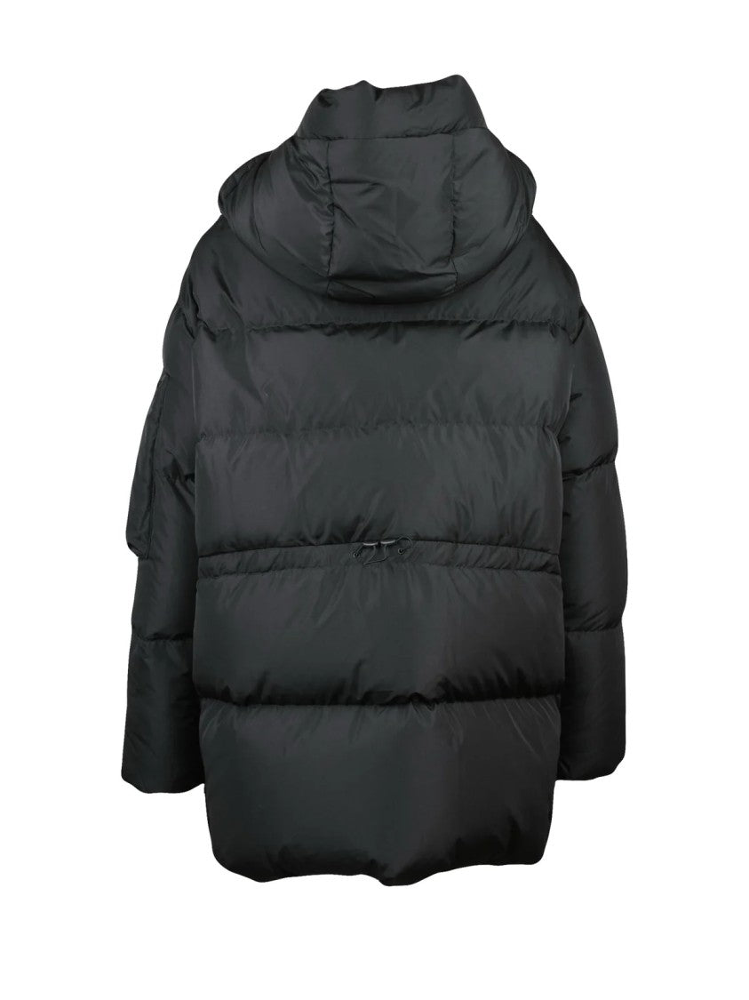 Bacon Black Polyester Cloud 78 Down Jacket