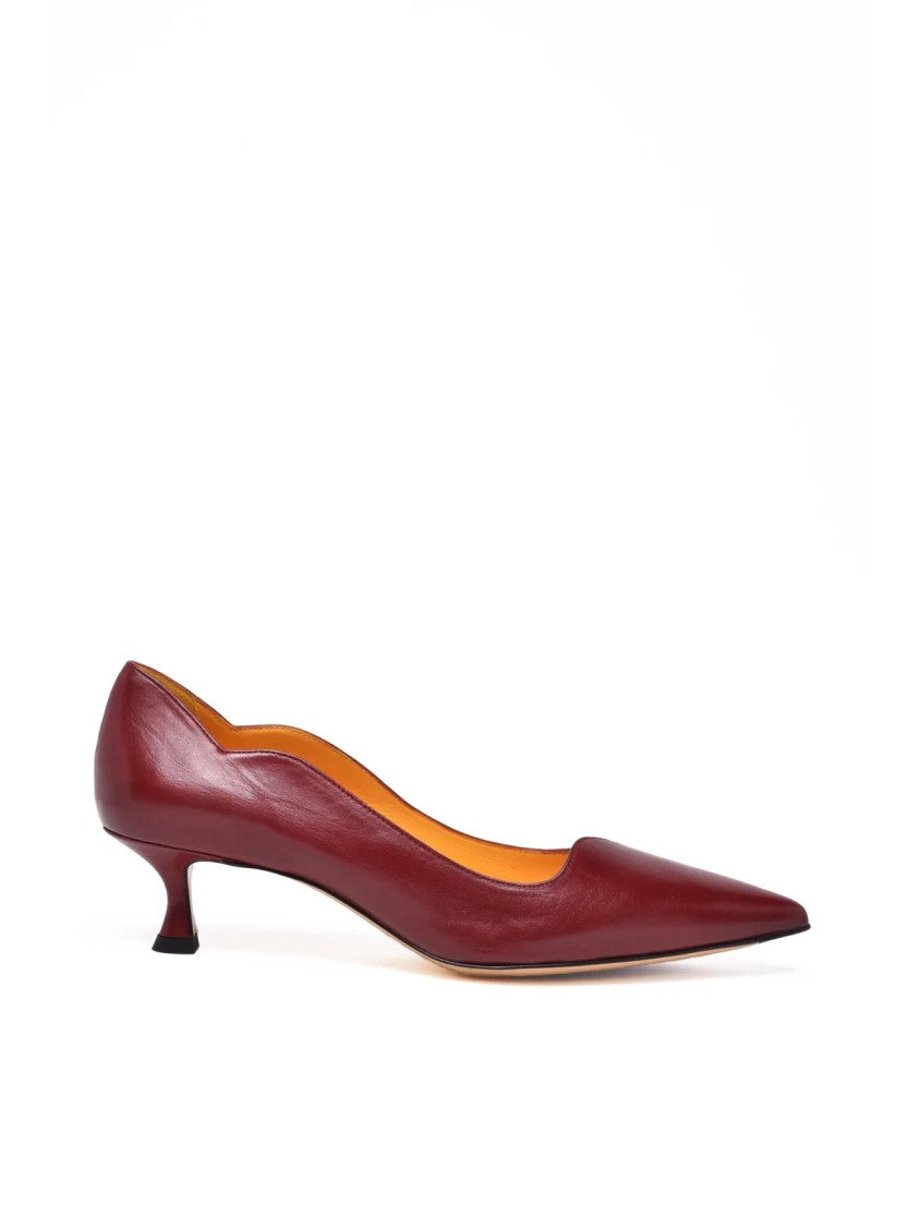 Mara Bini Red Leather Pumps