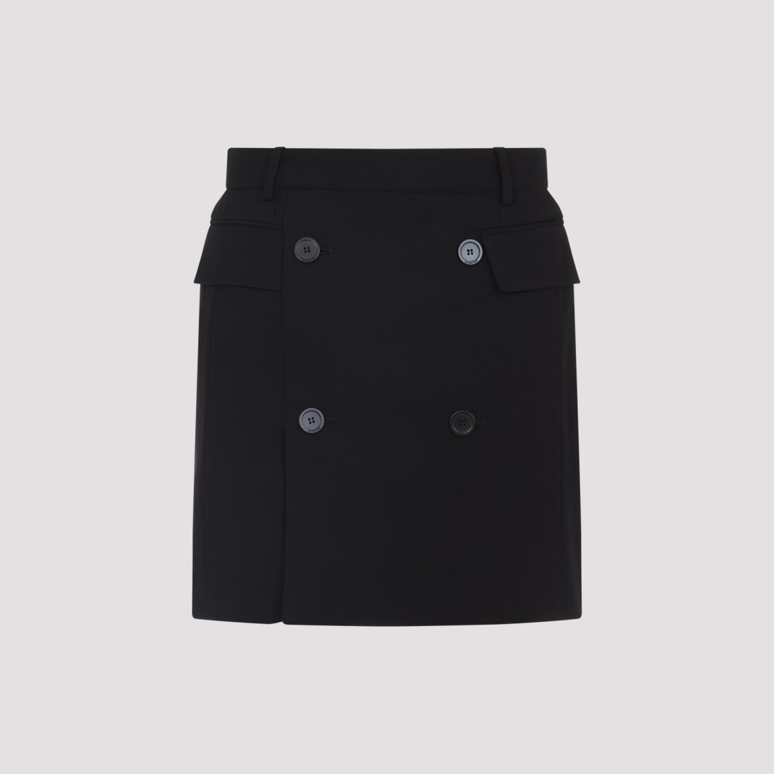Balenciaga Black Tailored Mini Skirt