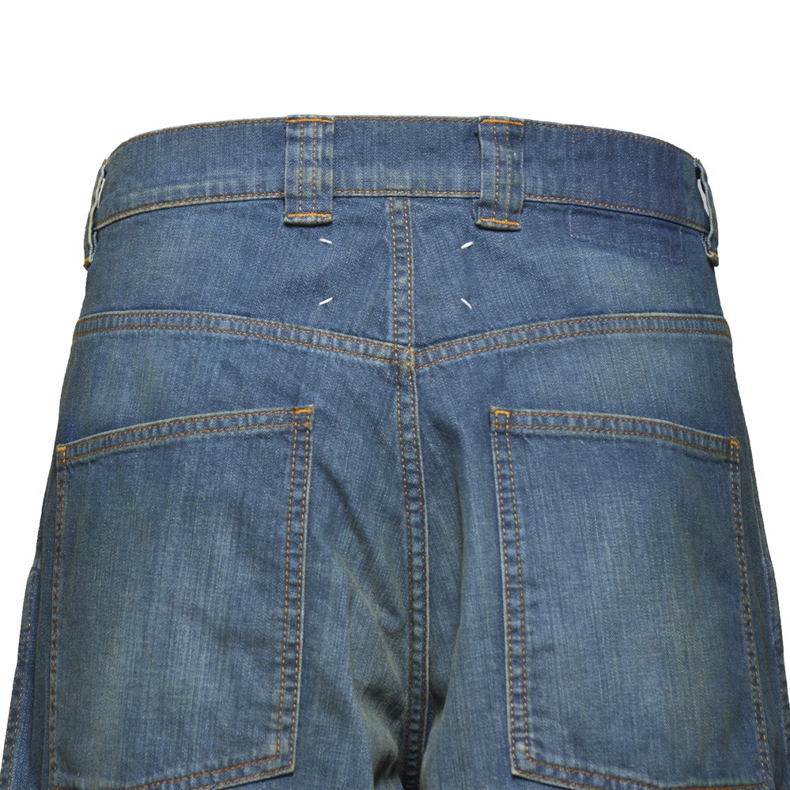 Maison Margiela Carpenter Jeans In Blue Denim