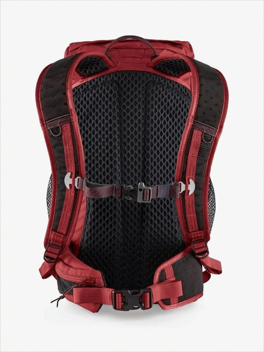 Klattermusen Red Polyamide Backpack With Mesh Side Pockets