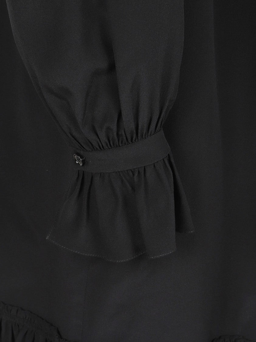 Chloé Organic Silk Crepe De Chine Mini Dress