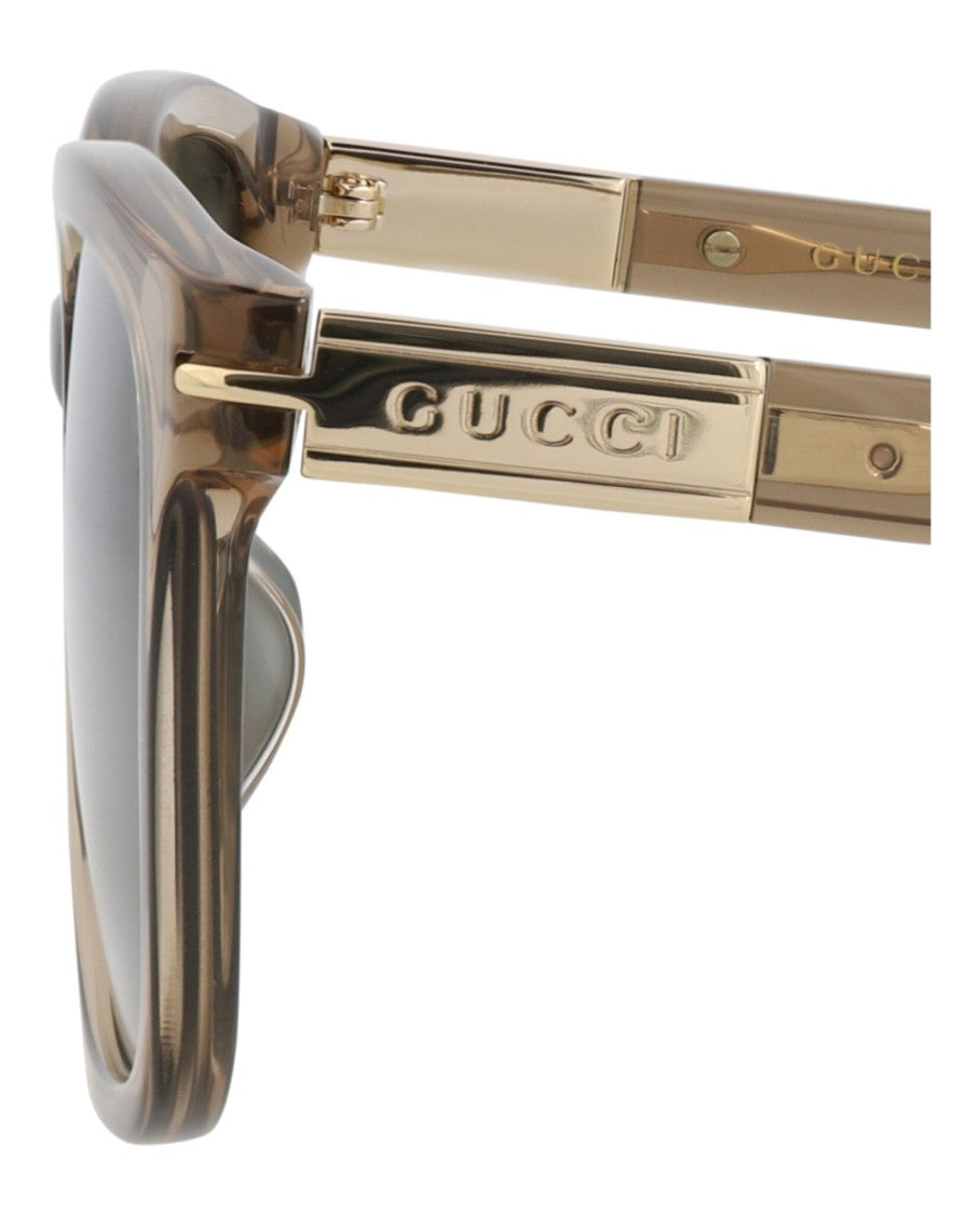 Gucci Square-Frame Recycled Acetate Sunglasses