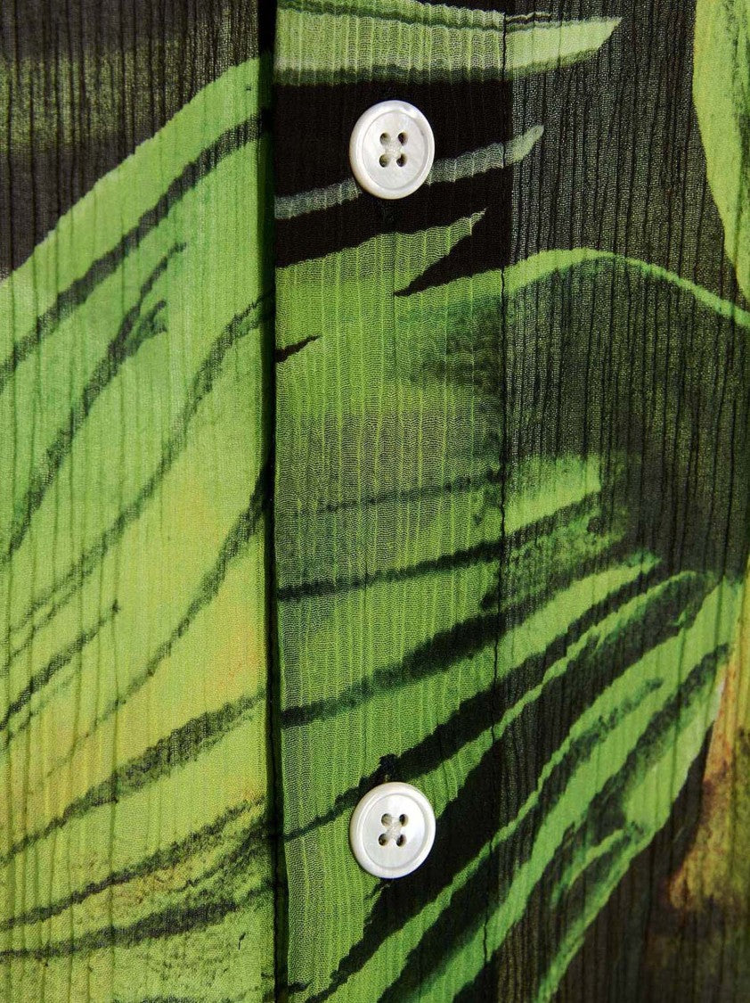 Louisa Ballou Silk Blend Oversized Shirt