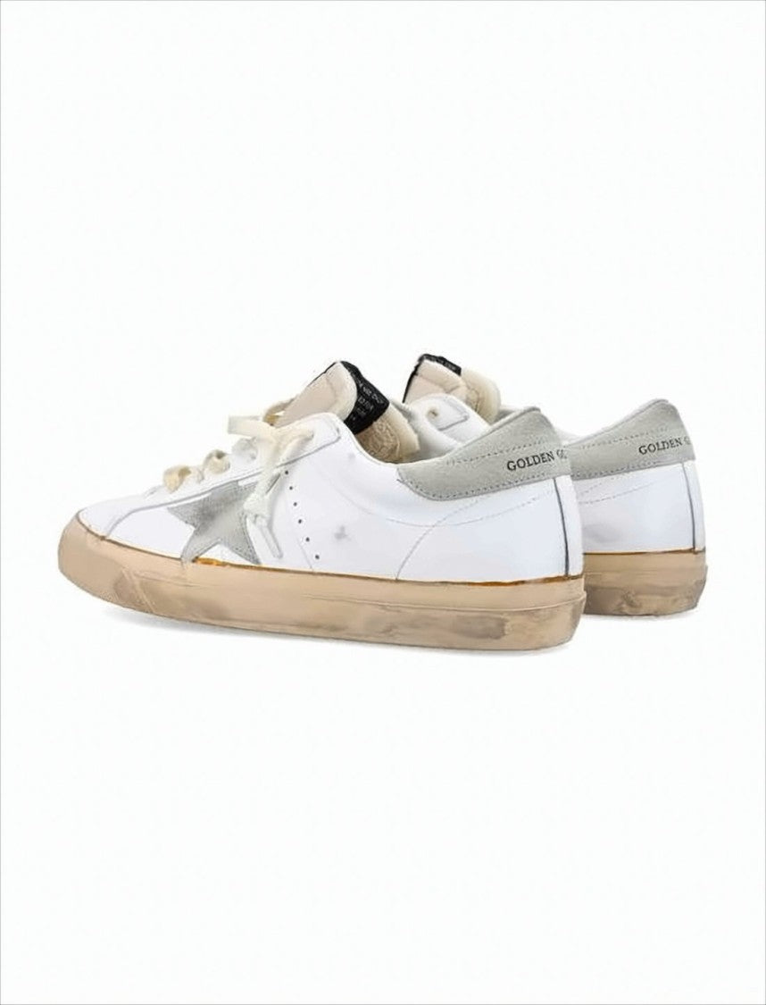Golden Goose Low-Top Sneakers With Grey Suede Star Detail