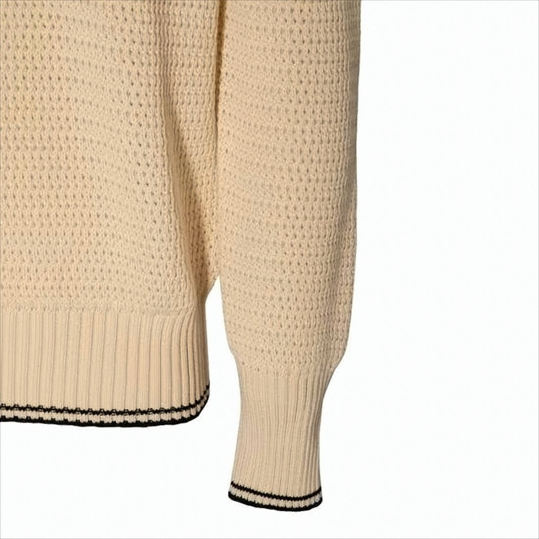 Alexander Mcqueen Textured Knit Sweater With Distressed Logo