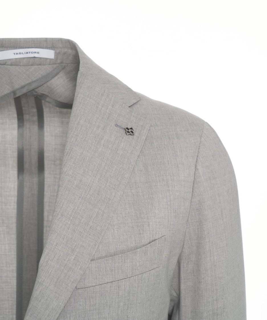 Tagliatore Single-Breasted Suit With Tailored Silhouette