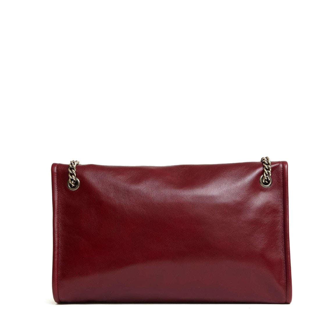 Orciani Venus M Gotham Handbag In Rich Bordeaux