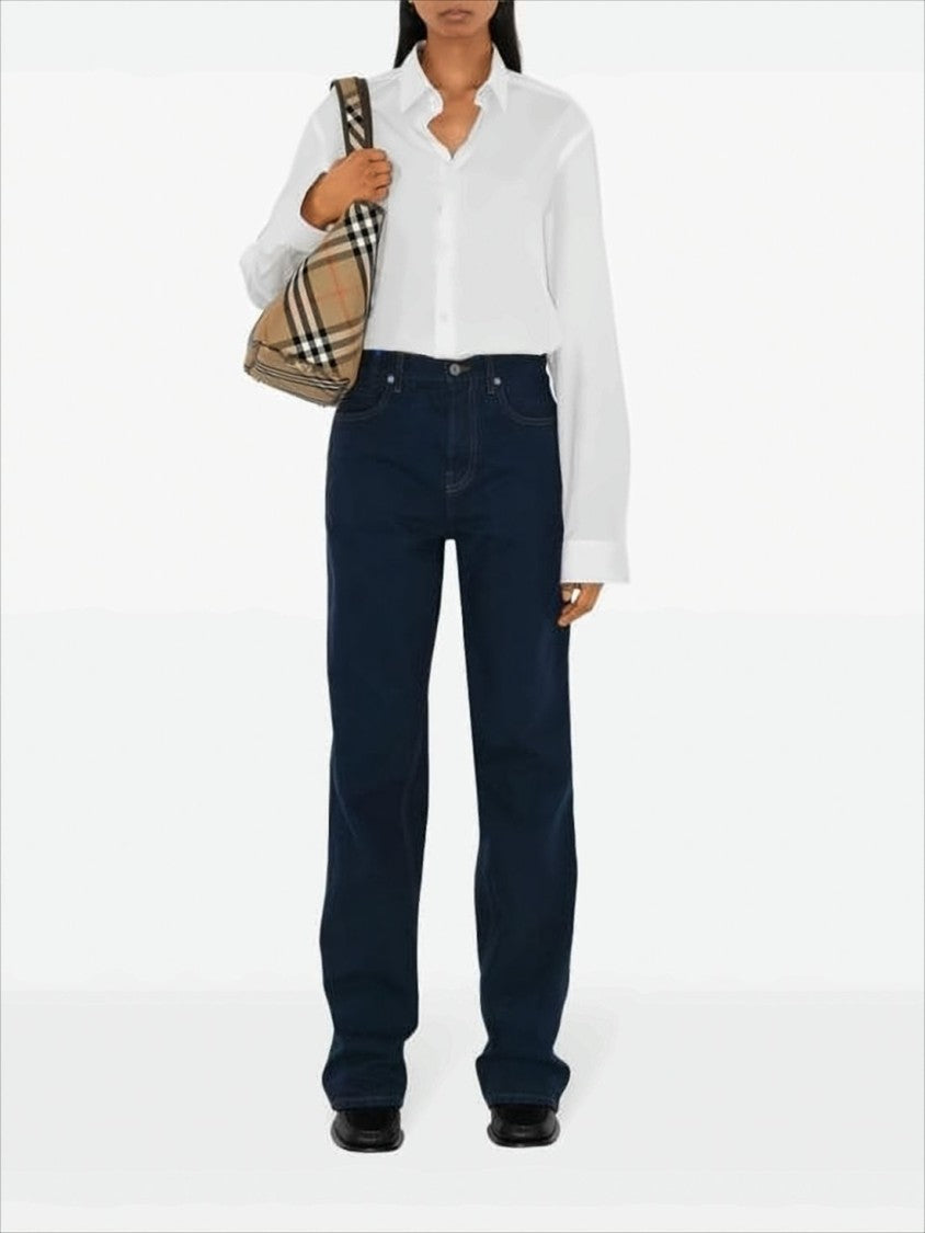 Burberry Spacious Check Pattern Tote Bag