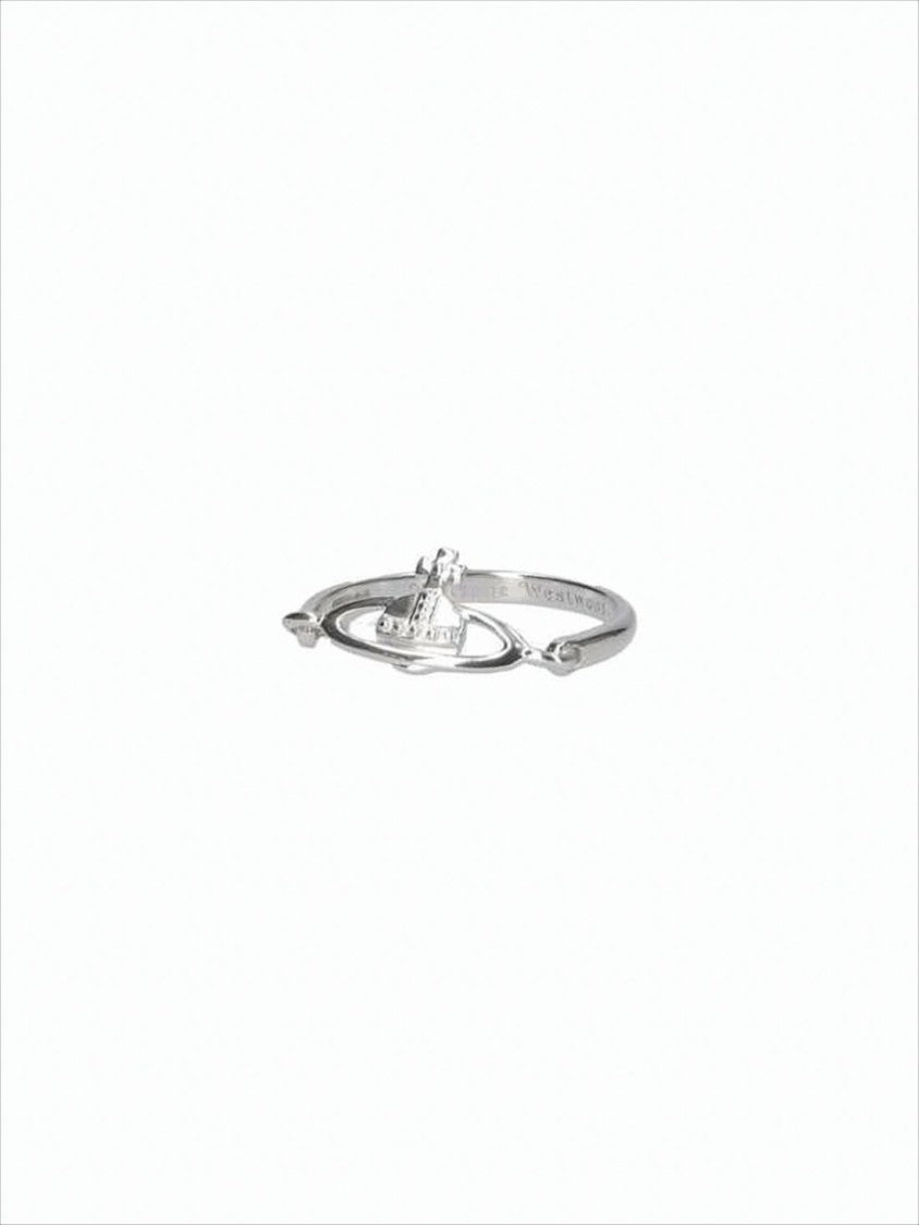 Vivienne Westwood Orb-Emblem Silver Bracelet