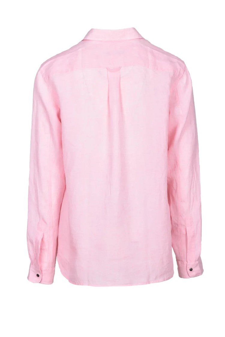 Baturo Pink Linen Shirt