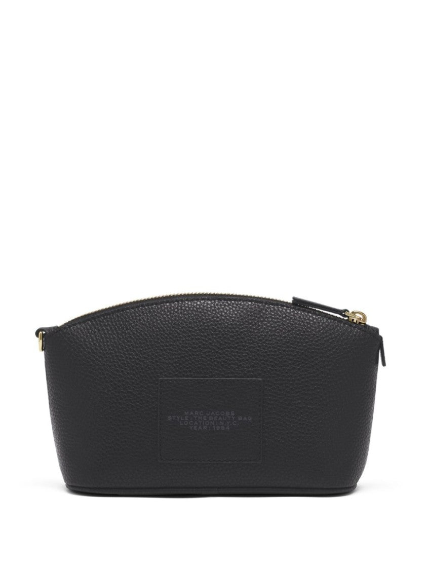 Marc Jacobs Textured Black Handbag With Detachable Strap