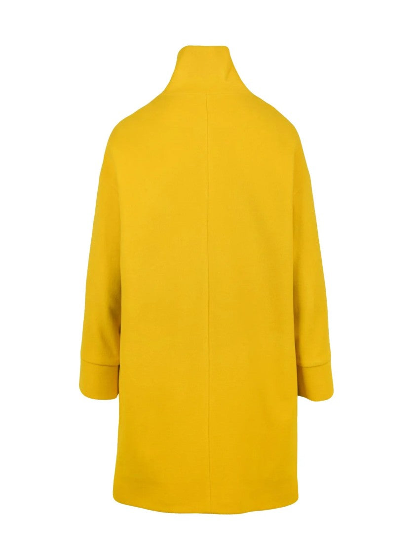 Oliver Horigamy Yellow Virgin Wool-Blend Coat