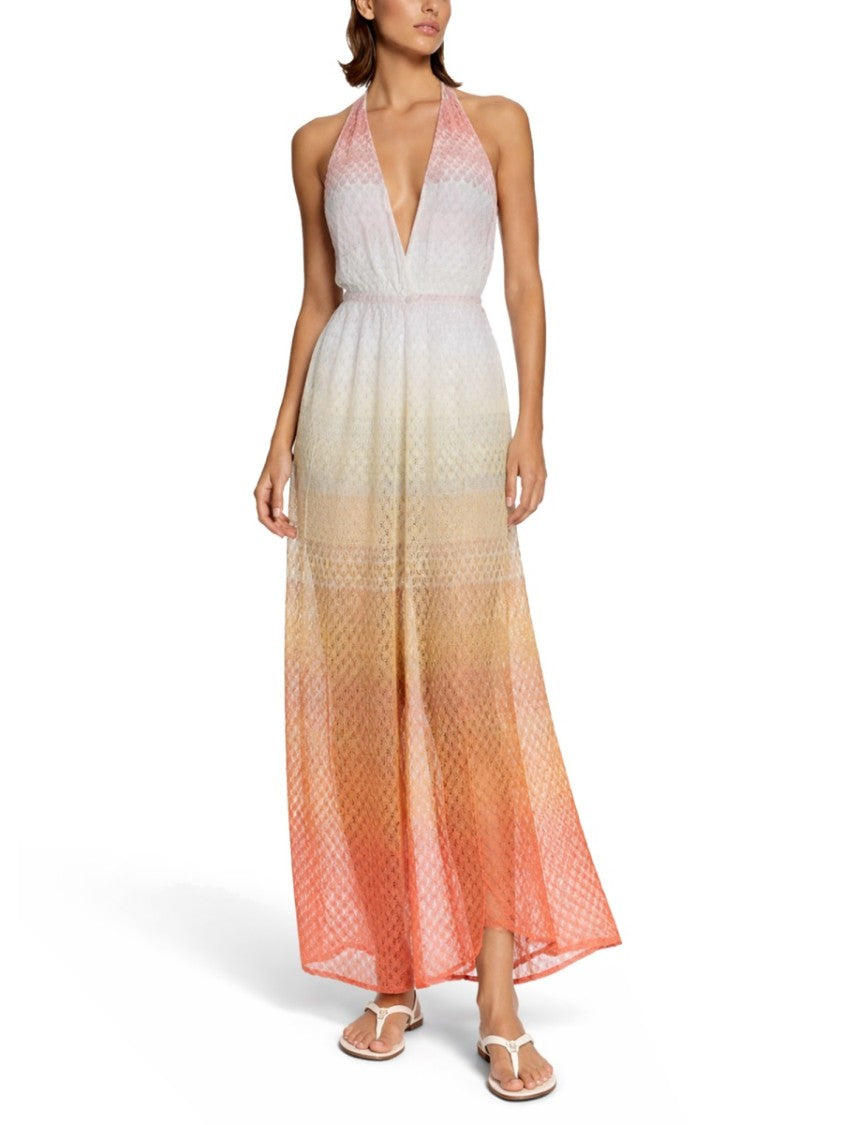 Missoni Multicolor Gradient Halter Neck Jumpsuit