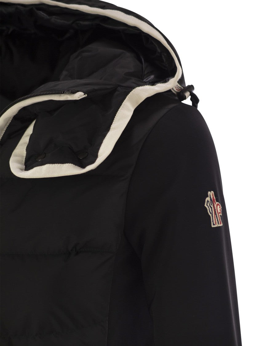 Moncler Grenoble Padded Sweatshirt With Hood And Zip