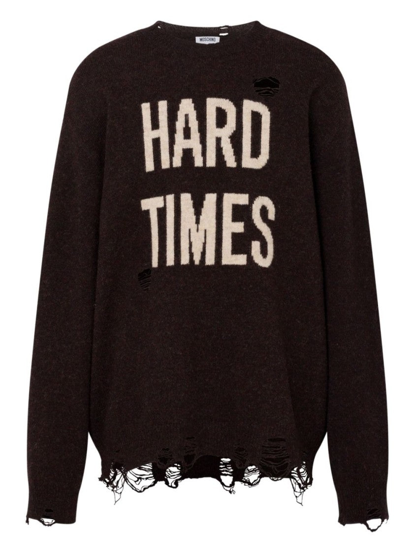 Moschino Relaxed Fit Wool Sweater
