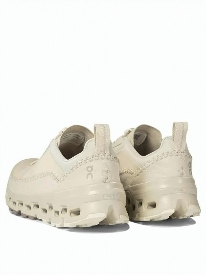 On Running White Recycled Polyester Cushioned Sole Sneakers